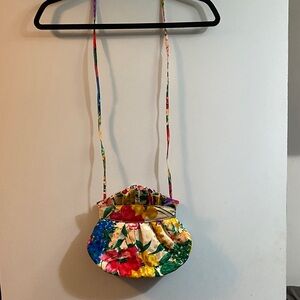 Stuart Weitzman Floral Multicolor Clutch